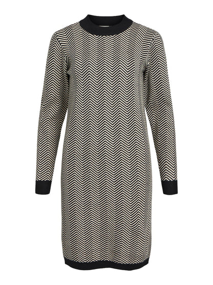 Object - Ray Lonsleeved Knit Dress - 23040957