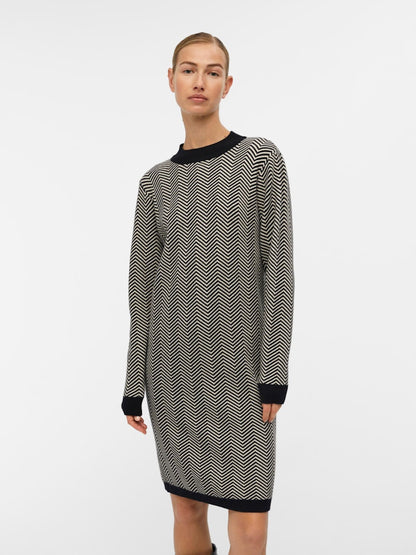 Object - Ray Lonsleeved Knit Dress - 23040957