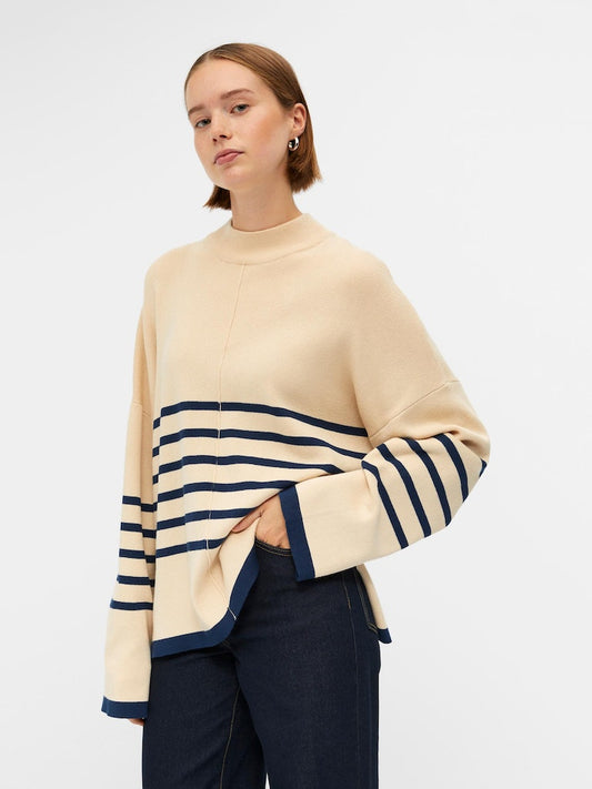 Object - Romia Long Knit Pullover - 23042512