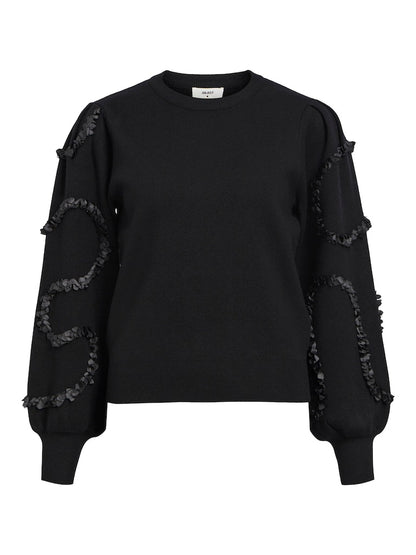 Object - Didi Longsleeved O-Neck Knit Pullover - 23042928