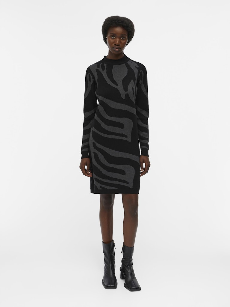 Object - Ray Lonsleeved Knit Dress - 23040957
