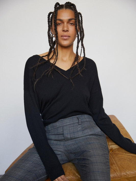 Object - Longsleeve V-Neck Knit - 23034470