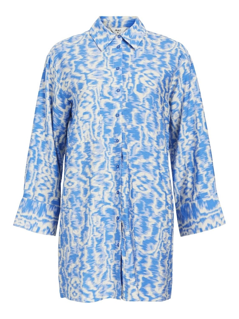 Object - Long-sleeved Shirt Dress - 23043691