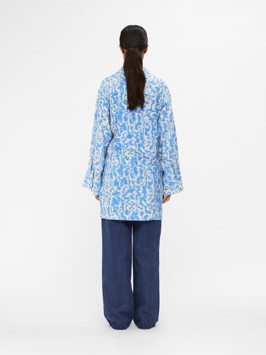Object - Long-sleeved Shirt Dress - 23043691