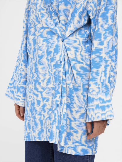 Object - Long-sleeved Shirt Dress - 23043691