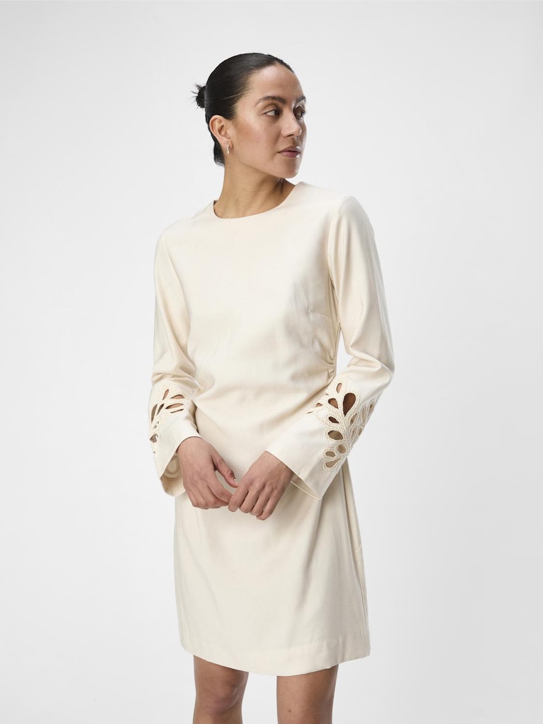 Object - Maiken Long-sleeved Mini Dress - 23044122