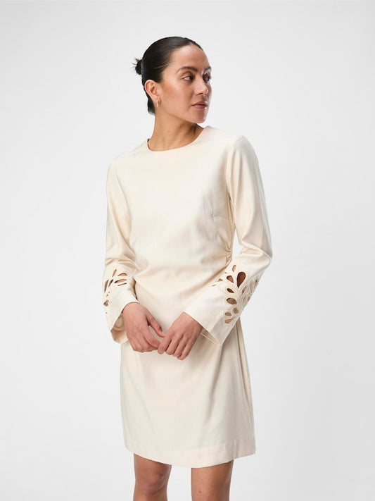 Object - Maiken Long-sleeved Mini Dress - 23044122