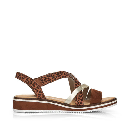 Rieker - Leopard Print Sandals - V3663S3