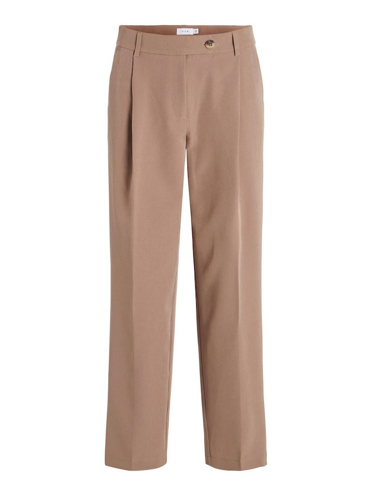 Vila - Regular Fit Pleat Trousers - 14088190