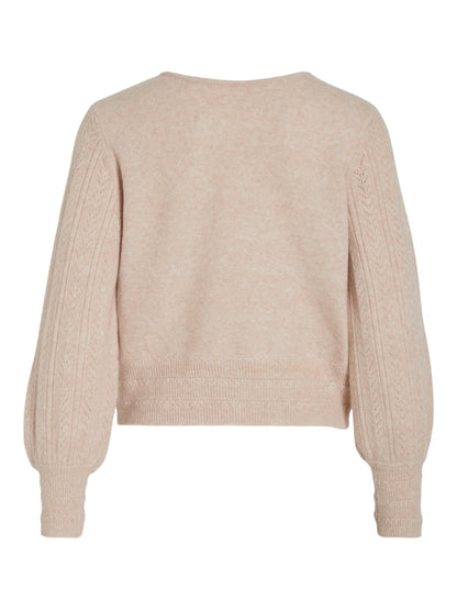 Vila - Beda Longsleeved Wrap Top - 14087711