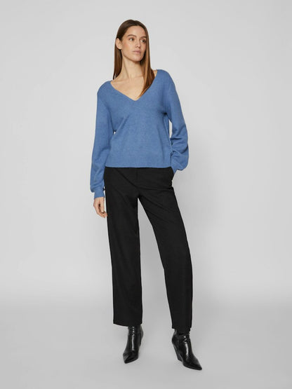 Vila - V-Neck Knit Top - 14084174