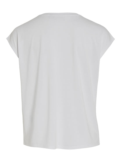 Vila - Modala V-Neck Tops - 14074847w4