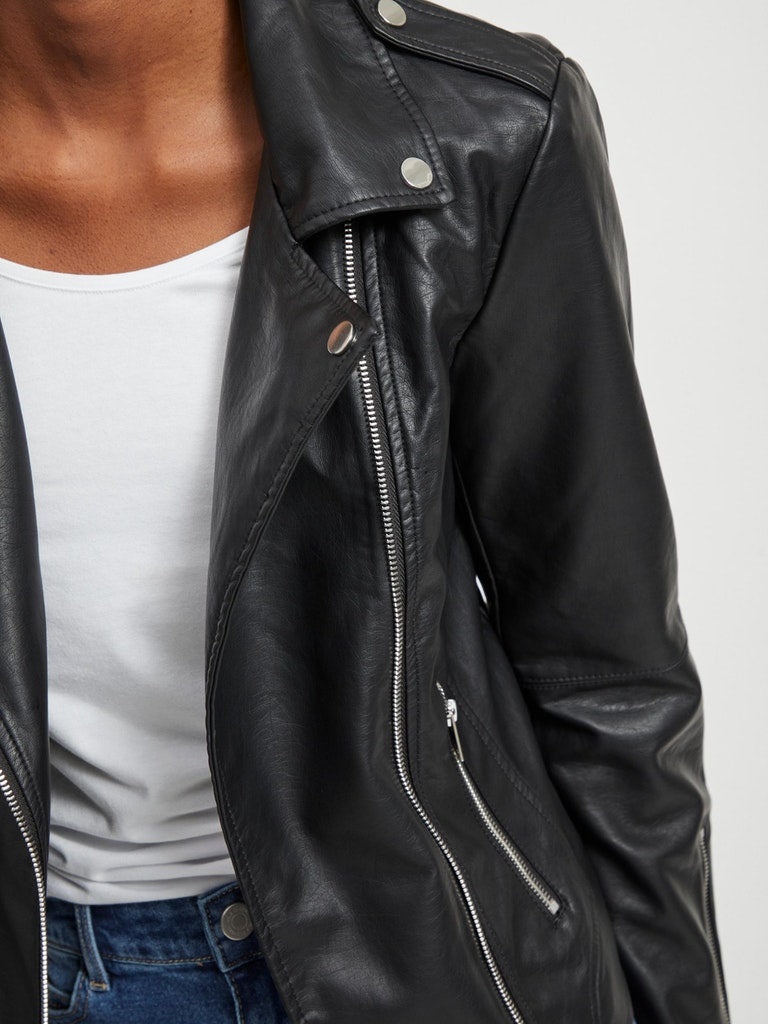 Vila - Leather Jacket - 14044851 W3