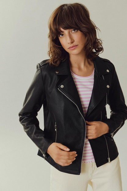 Vila - Leather Jacket - 14044851 W3