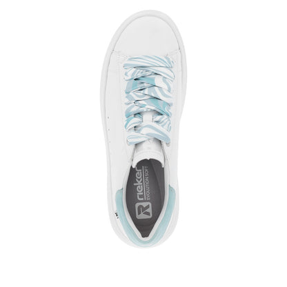 Rieker - Runner with Blue Laces - W1201e