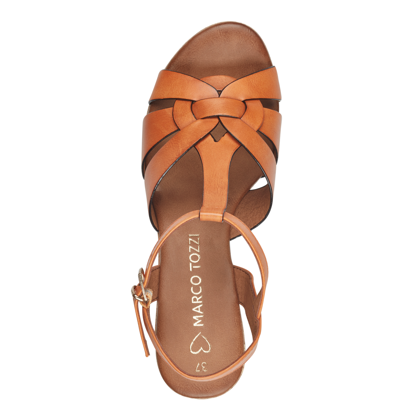 Marco Tozzi - Cork Heeled Sandals - 28394