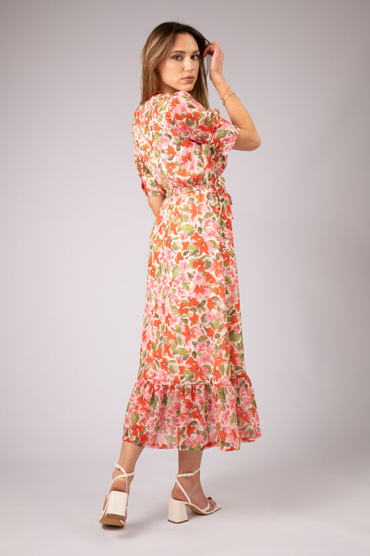 Zibi London - Fleur Long Wrap Dress - 8002018