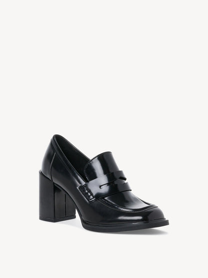 Marco Tozzi - Black Patent Heeled Shoe - 24403 W3