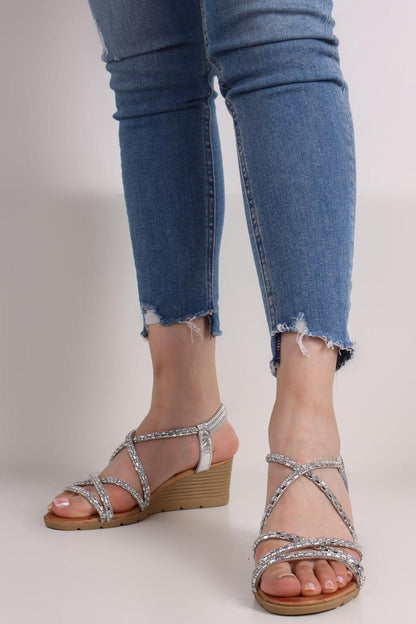 Lipstick - Elastic Sandal - MS9063