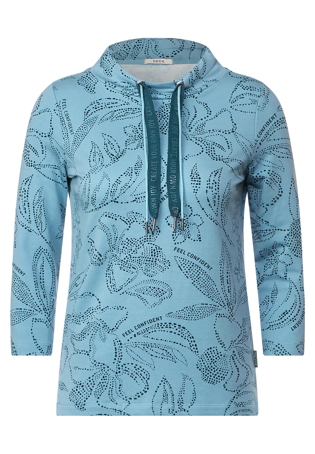 Cecil - High Collared Top - 320338