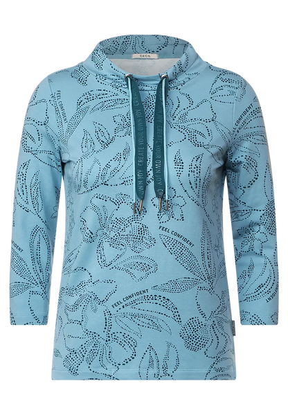 Cecil - High Collared Top - 320338