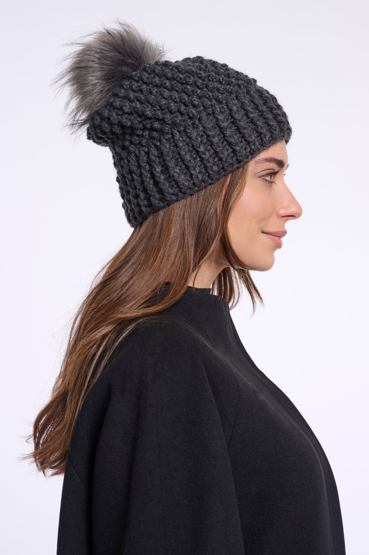 Rino & Pelle - Knitted hat with pompon - R+p Kevina  W6