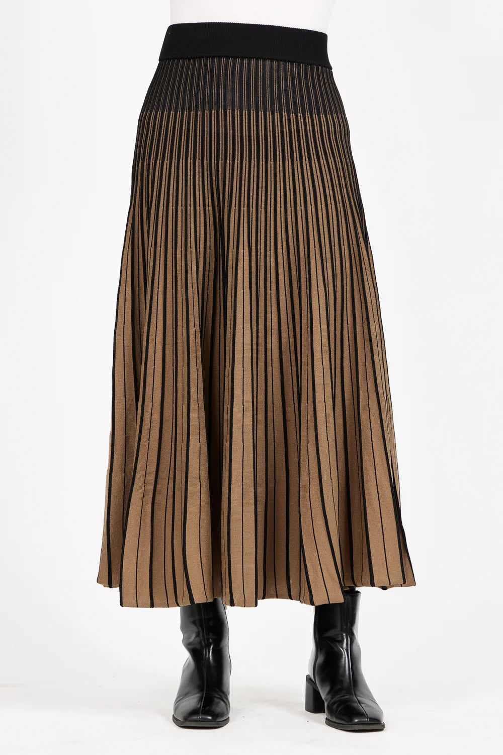 Mudflower - Rib skirt - Mud 26mf-354