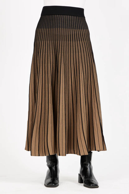 Mudflower - Rib skirt - Mud 26mf-354