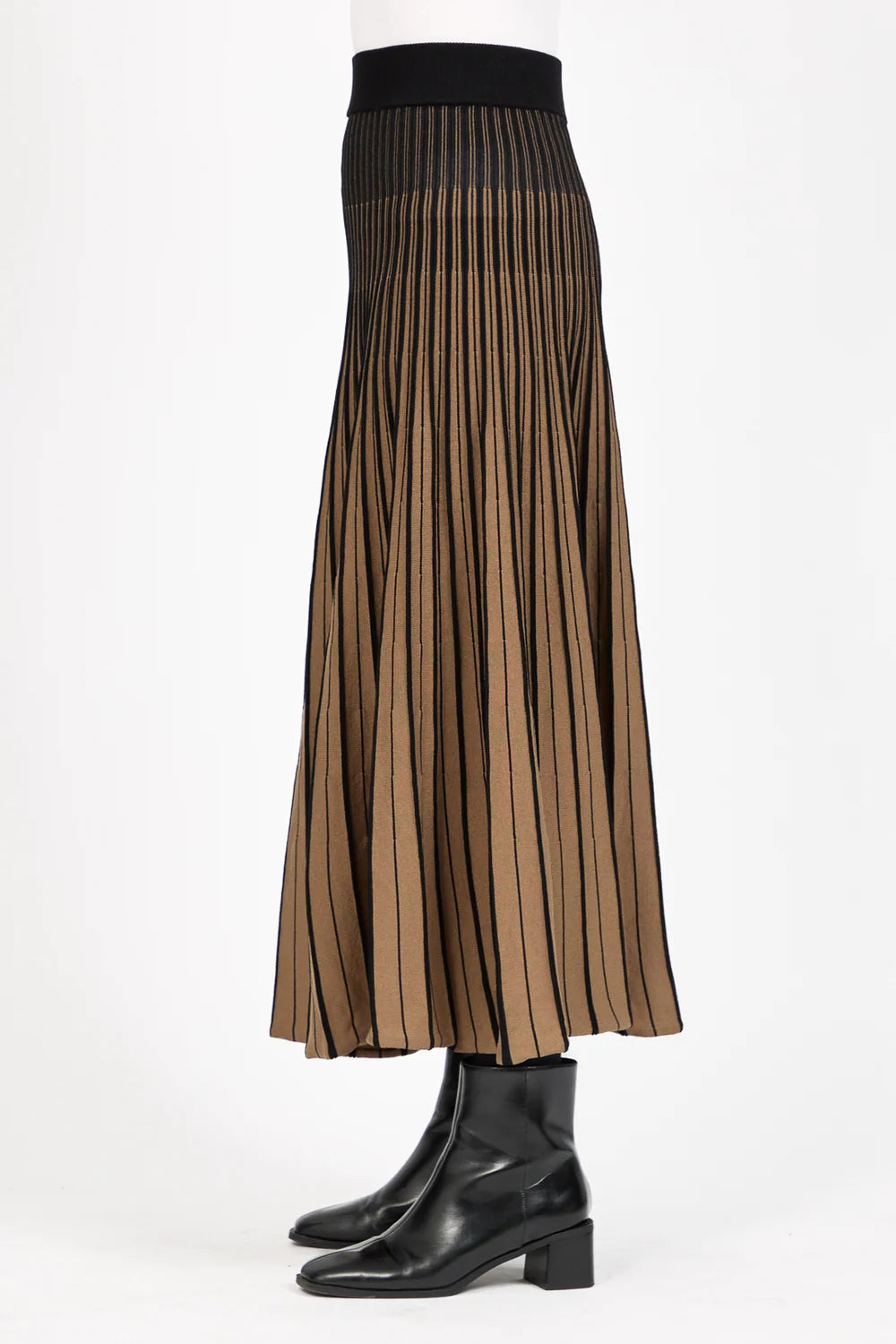 Mudflower - Rib skirt - Mud 26mf-354