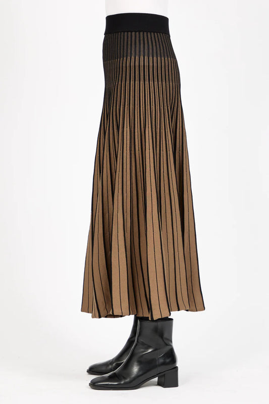 Mudflower - Rib skirt - Mud 26mf-354