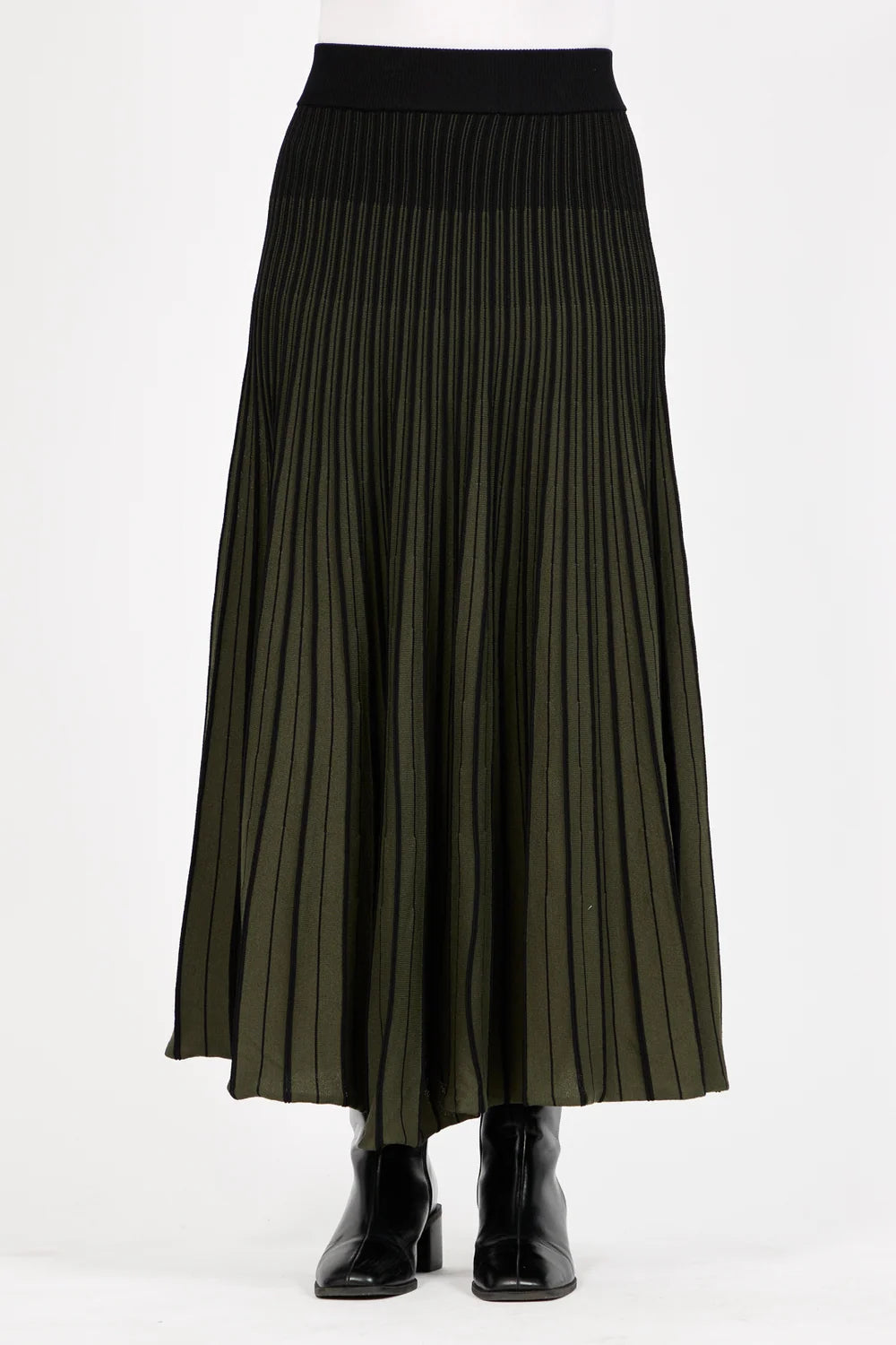 Mudflower - Rib skirt - Mud 26mf-354