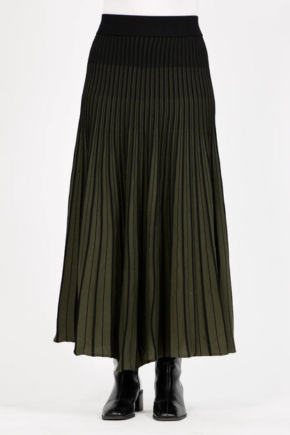 Mudflower - Rib skirt - Mud 26mf-354