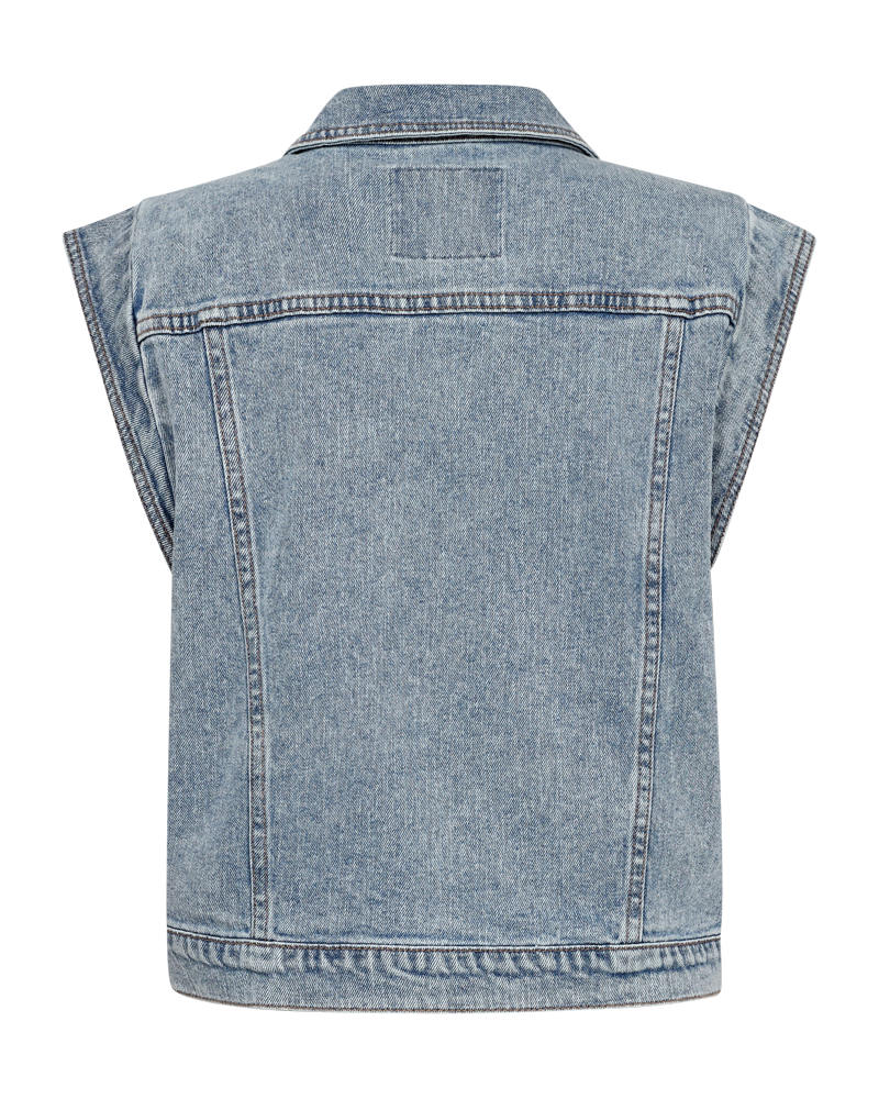 Freequent - Bagger Denim Waistcoat - 204102