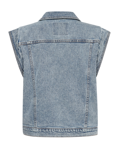 Freequent - Bagger Denim Waistcoat - 204102