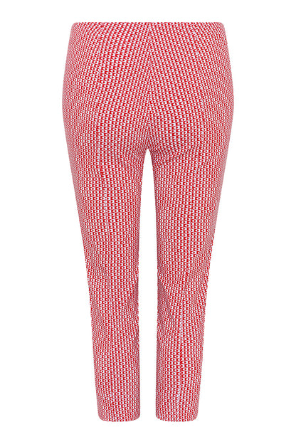 Robell - Printed Crop Trousers - 51636P