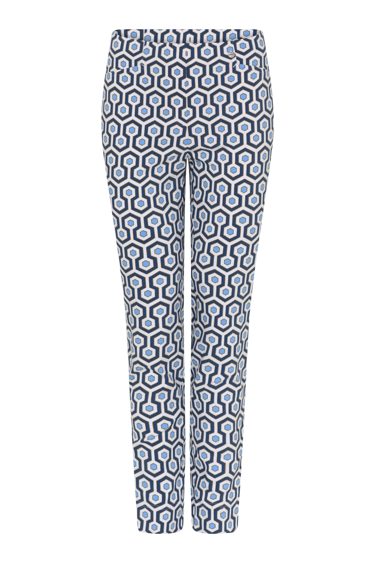 Robell - Geometric Print Trousers - 51622GEO