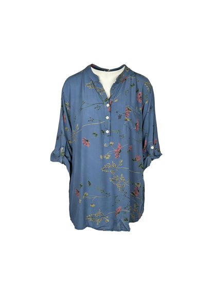 Lipstick - Flower Print Blouse - 2252FL