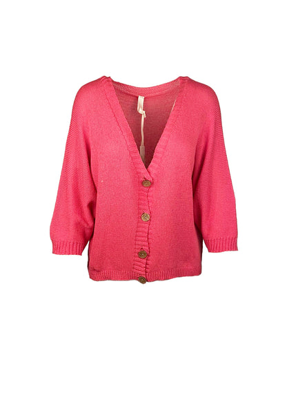 Lipstick - Knit Buttoned Cardigan - EM23024