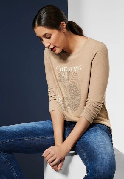 Street One - Cosy Artwork Shirt - 319002