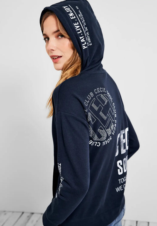 Cecil - Big Wordings Hoody - 319109