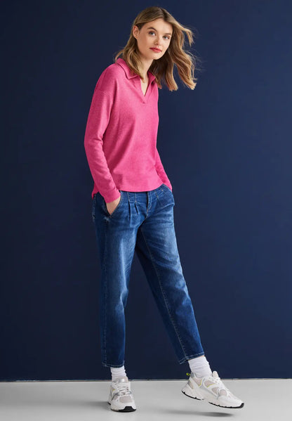 Street One - Polo with Rounded Bottom - 319139