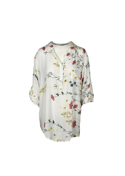 Lipstick - Flower Print Blouse - 2252FL