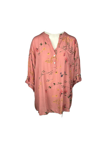 Lipstick - Flower Print Blouse - 2252FL