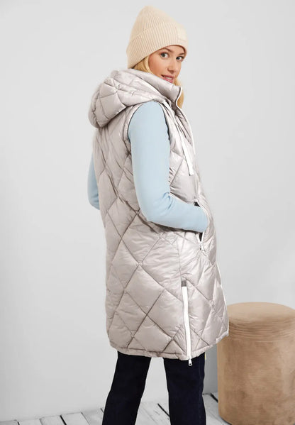 Cecil - Long Diamond Gilet - 220166