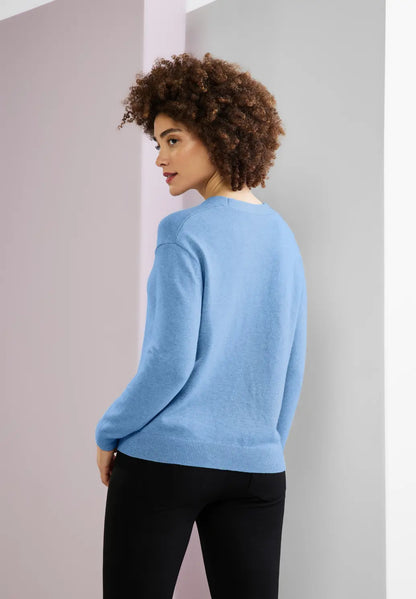 Street One - Soft V-Neck Sweater - 302266