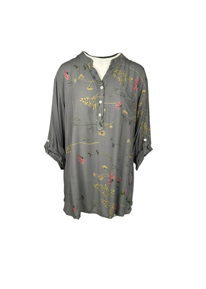 Lipstick - Flower Print Blouse - 2252FL