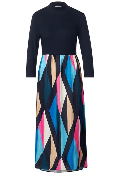 Street One - Mat Mix Midi Dress - 143529