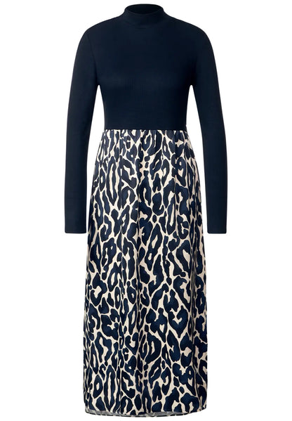 Street One - Mat Mix Midi Dress - 143488