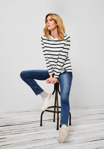 Cecil - Striped Hoody - 318976
