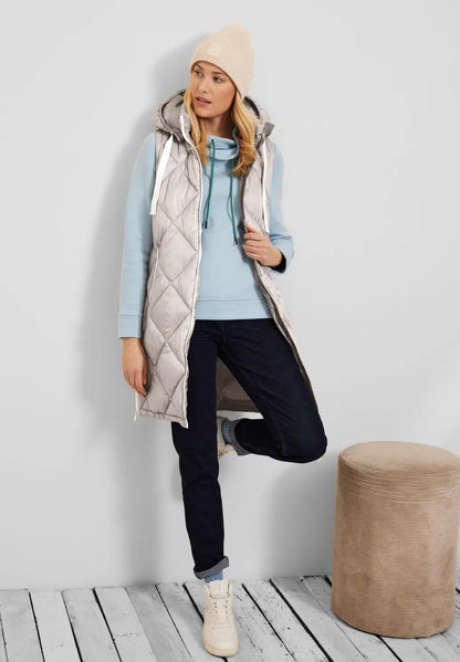 Cecil - Long Diamond Gilet - 220166